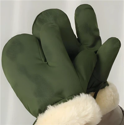 Caldi guanti da ciclismo a tre dita